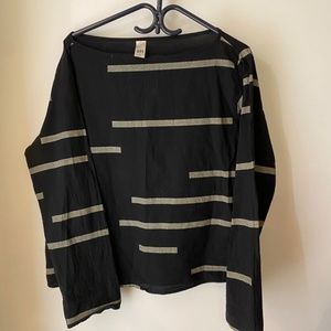 UZINYC Broken Stripe kimono shirt, size L